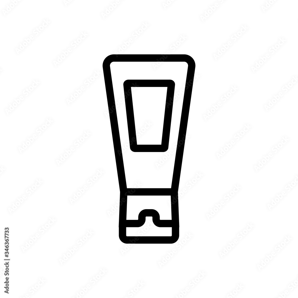 moisturizing hand cream icon vector. moisturizing hand cream sign. isolated contour symbol illustration moisturizing hand cream icon vector. moisturizing hand cream sign. isolated contour symbol illustration