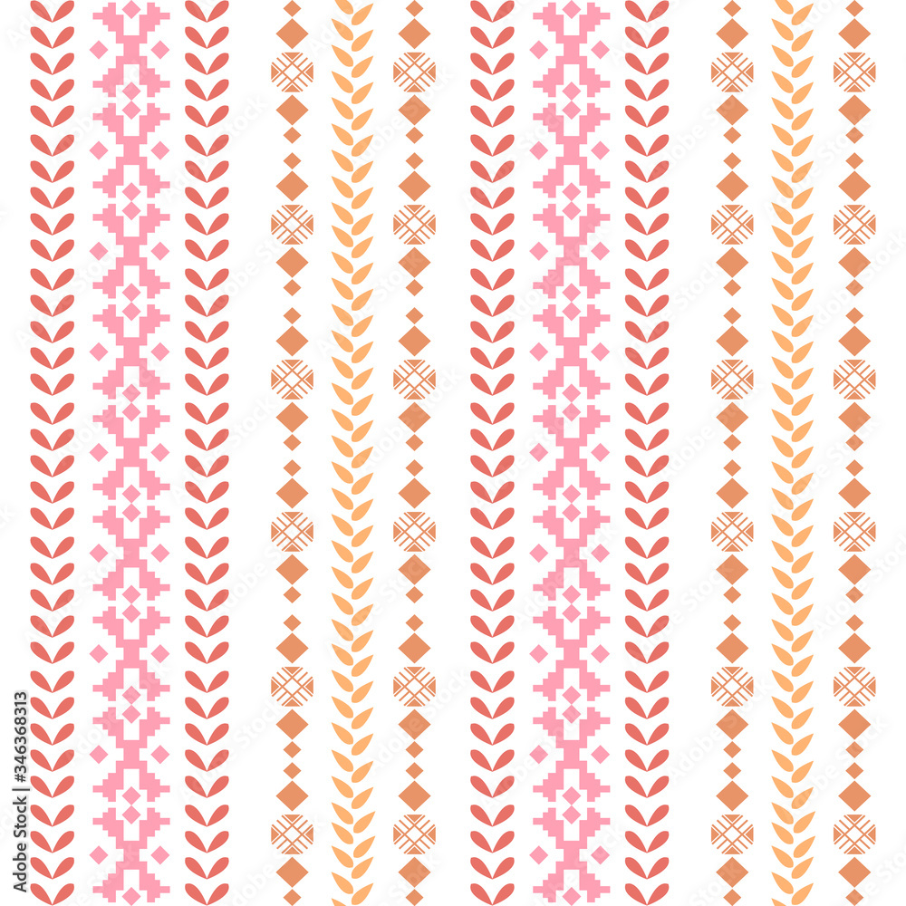 Seamless Abstract pattern on embroidery design for home wall decor. Seamless Abstract pattern on embroidery design for home wall decor.