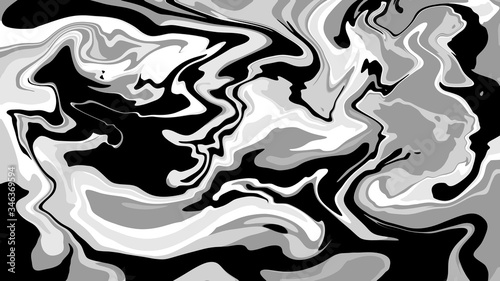 Abstract black and white marble stone texture for background.