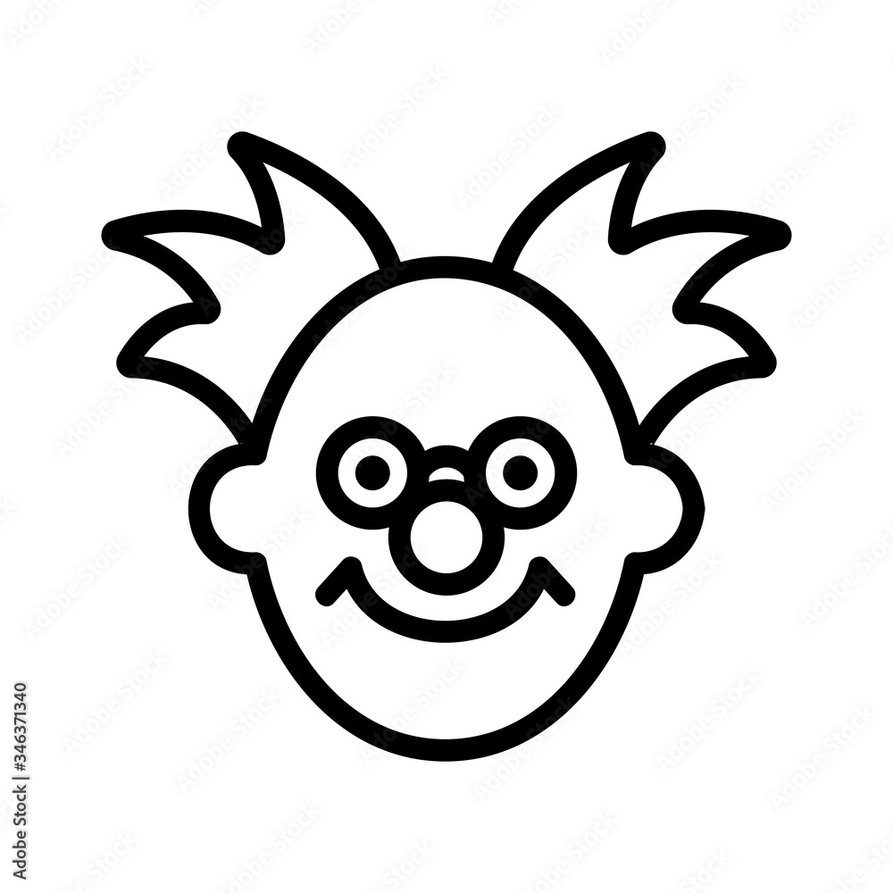 nerd mask in glasses icon vector. nerd mask in glasses sign. isolated contour symbol illustration