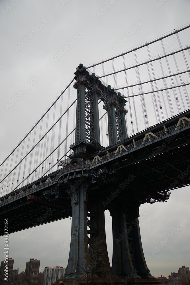 Naklejka premium brooklyn bridge new york