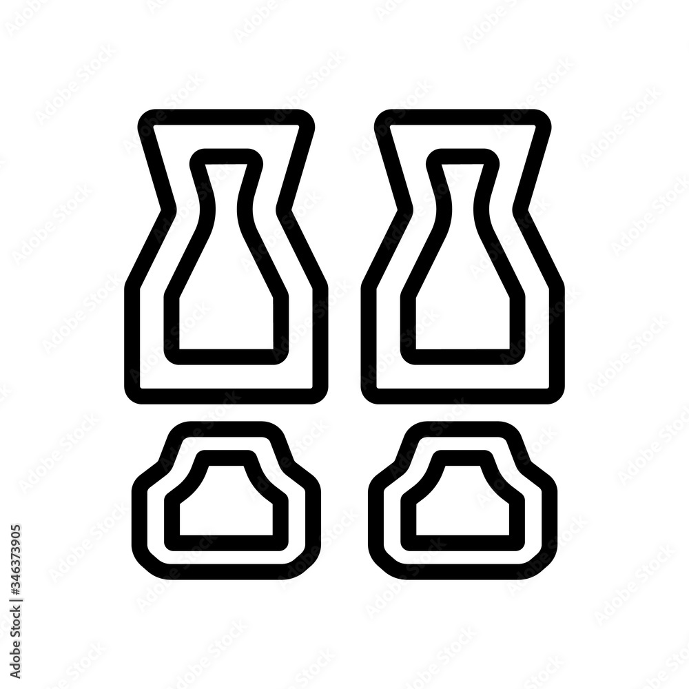 triangular shaped textile rugs icon vector. triangular shaped textile rugs sign. isolated contour symbol illustration triangular shaped textile rugs icon vector. triangular shaped textile rugs sign. isolated contour symbol illustration
