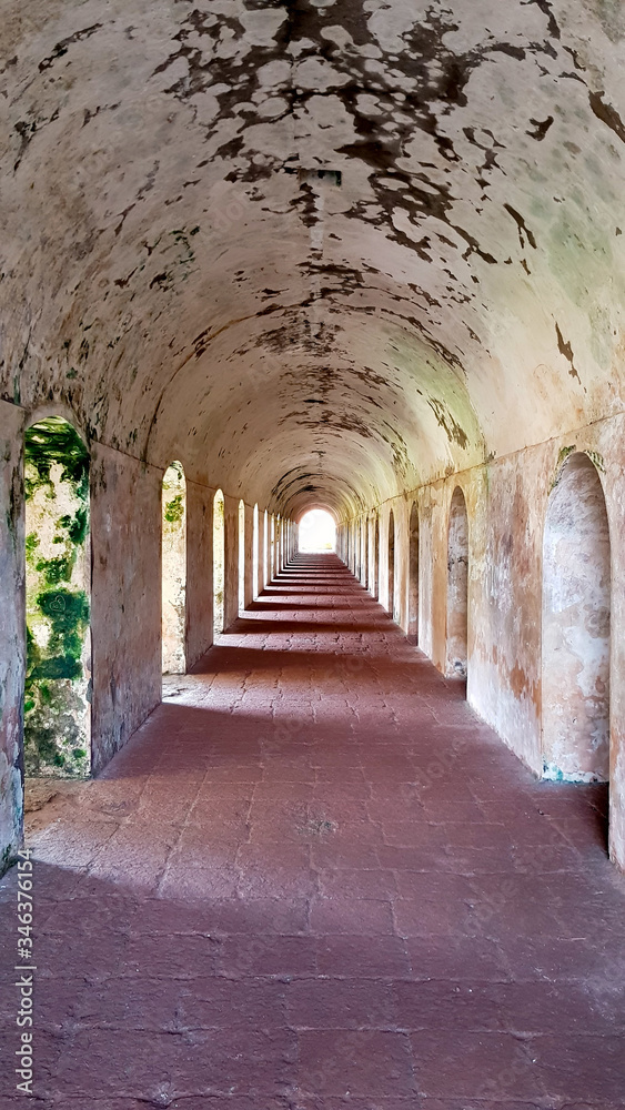 Arches in the old fort