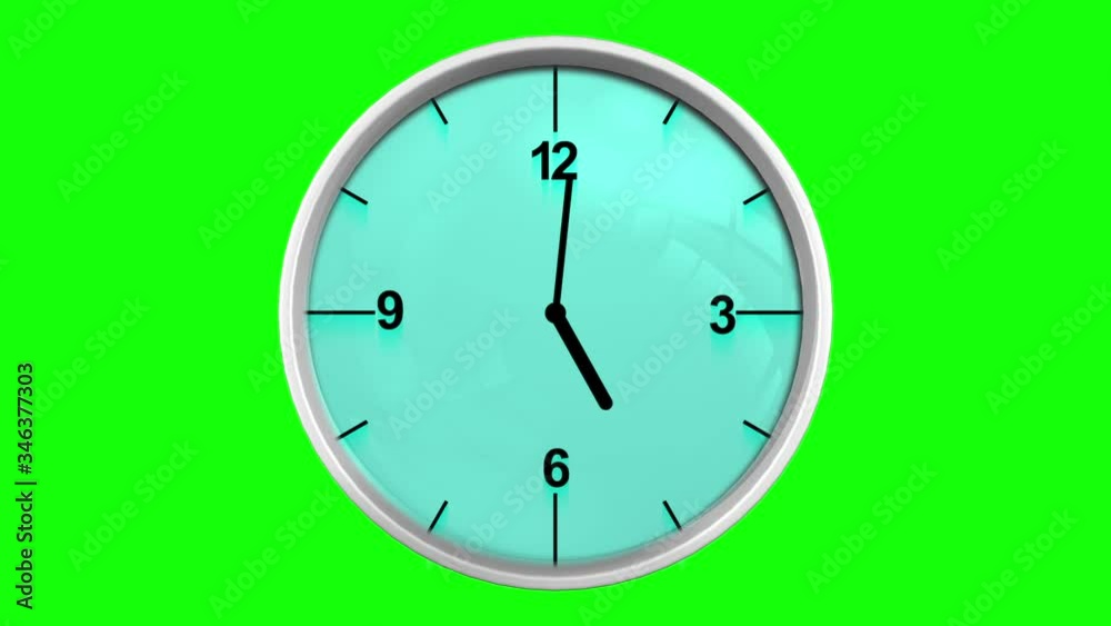 Animated clock counting down 12 hours. Seamlessly loops. Time lapse. Alpha Footage Included. Animated clock counting down 12 hours. Seamlessly loops. Time lapse. Alpha Footage Included.
