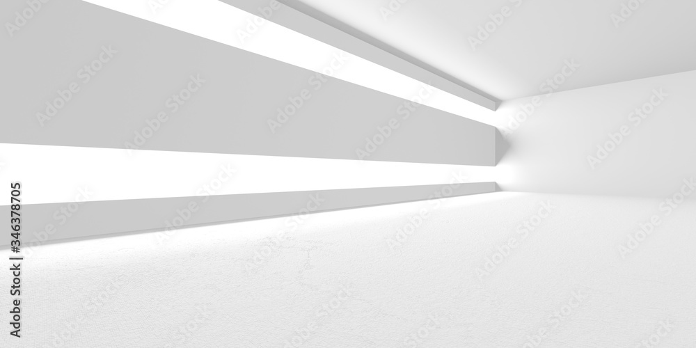 Abstract White Architecture Design Concept Abstract White Architecture Design Concept