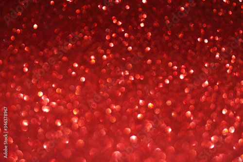 red glitter texture christmas abstract background, Defocused