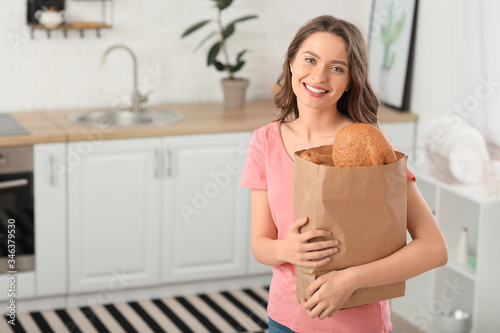 Young woman with fresh prod...