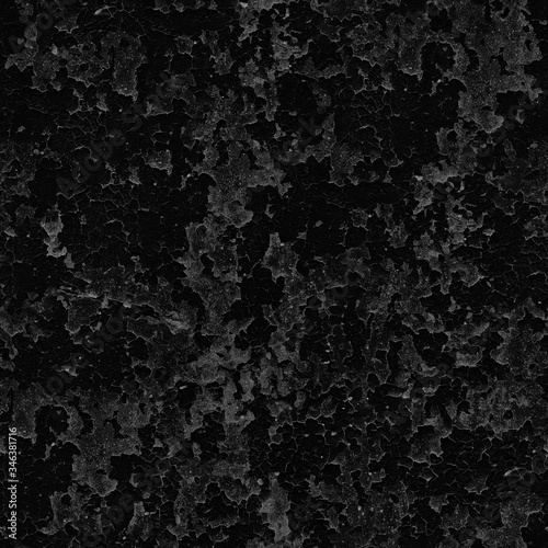 Old black brick texture seamless. Wall background pattern.