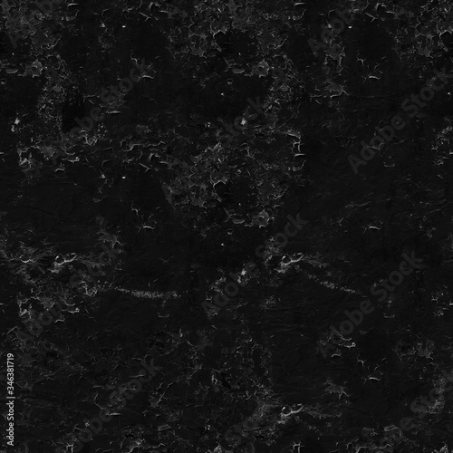 Old black brick texture seamless. Wall background pattern.