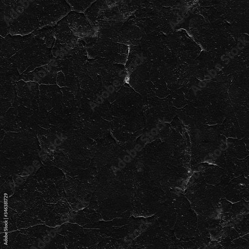 Old black brick texture seamless. Wall background pattern.