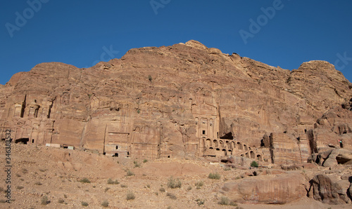 The ruins of Petra in Jordan