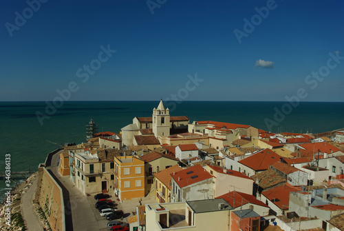 Termoli: view of the ancient village, Molise, Italy