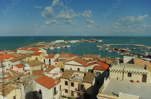 Termoli: view of the ancient village, Molise, Italy