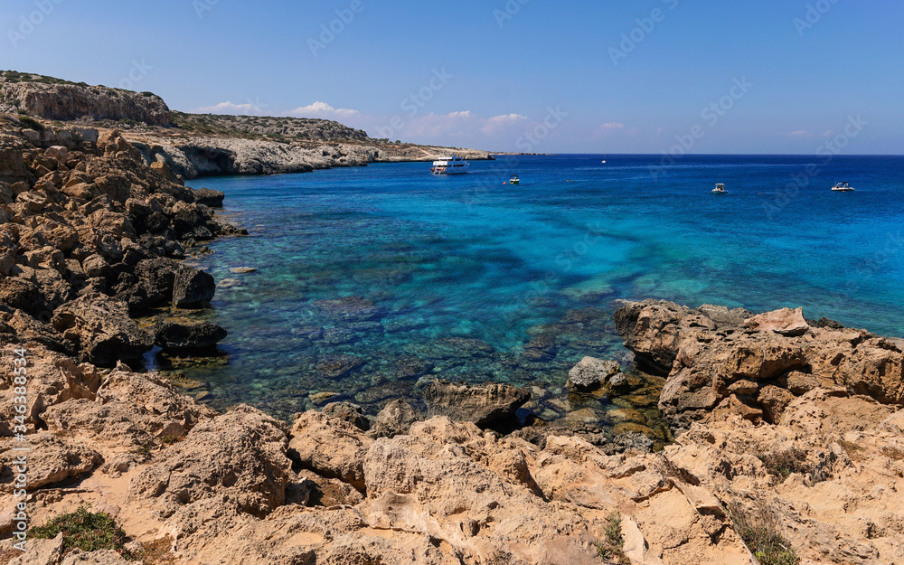 the coast of the mediterranean sea