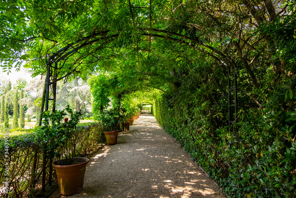 Santa Clotilde Gardens in Lloret de mar, Catalonia, Spain. Santa Clotilde Gardens in Lloret de mar, Catalonia, Spain.