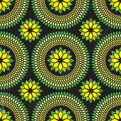 Seamless, Vector African Design Pattern for Fabric and Textile Print