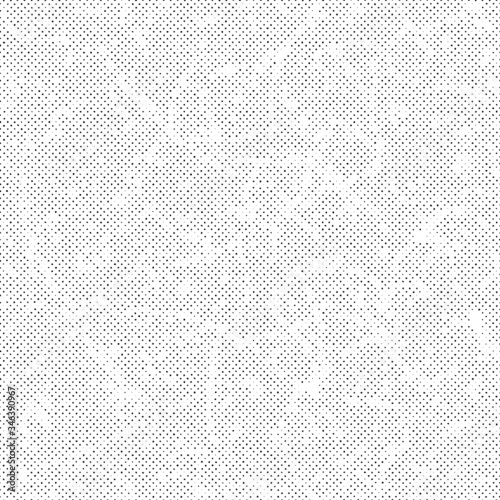 Halftone Monochrome Seamless Vector Textures