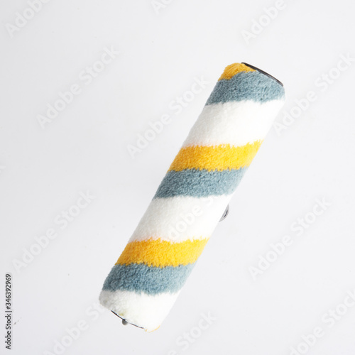 Isolated, rooler, paint, object, cone, wind, equipment
