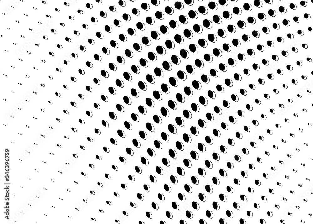Halftone wave texture. A chaotic pattern of dots. Template for printing on fabric, posters, business cards. Monochrome pattern Halftone wave texture. A chaotic pattern of dots. Template for printing on fabric, posters, business cards. Monochrome pattern