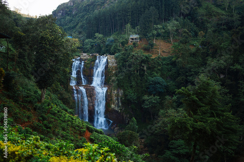 Road going to the waterfall, Nuwara Eliya, Sri-lanka