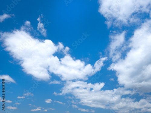 Fototapeta Naklejka Na Ścianę i Meble -  東京の青空と雲