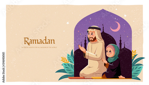 Ramadan celebration banner