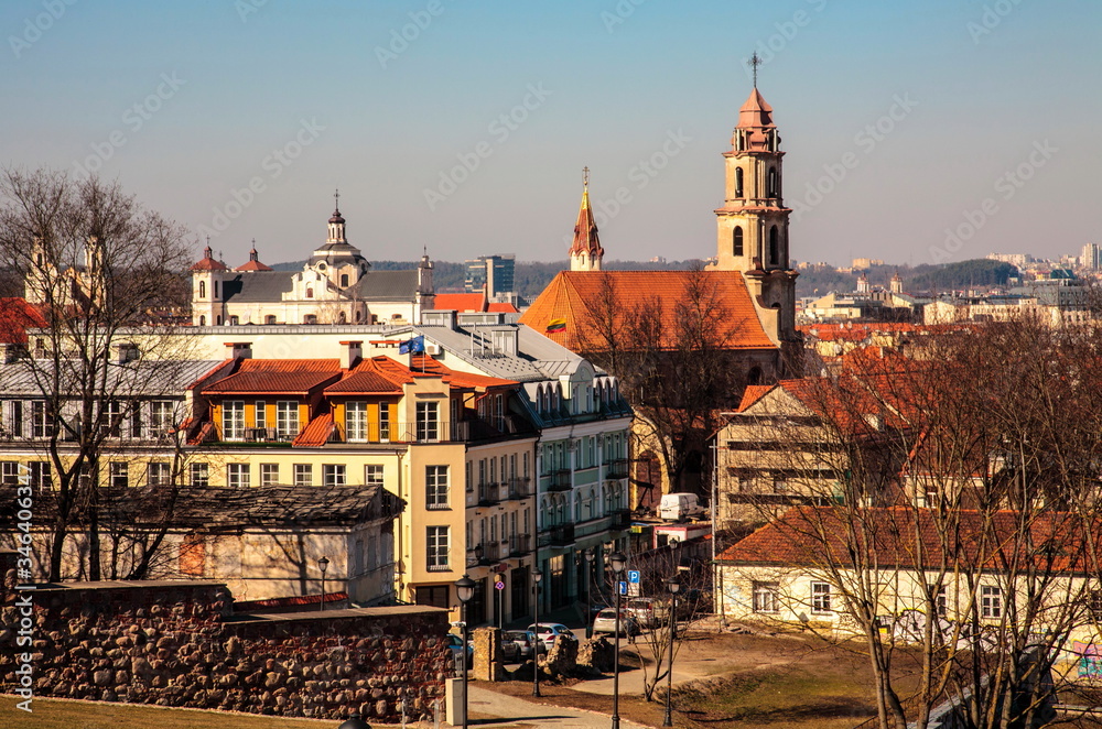 Obraz premium Stare miasto w Wilnie