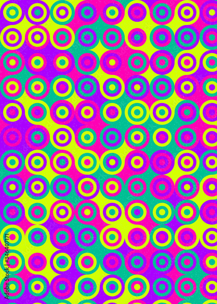Colour Dots Universe art background design illustration