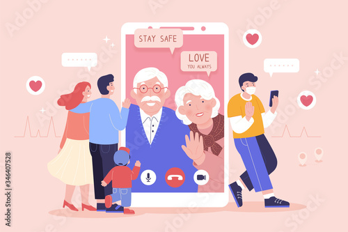 Online family reunion