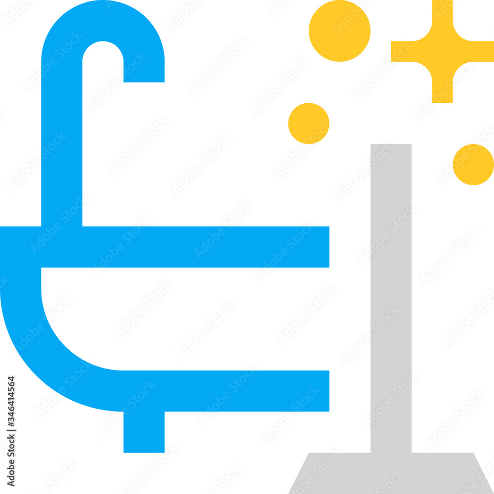 Bathroom, cleaning, bath, mop, shine vector icon Bathroom, cleaning, bath, mop, shine vector icon