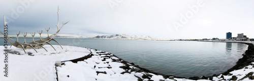 фотографія A view of Reykjavik harbour inluding the Sun Voyager