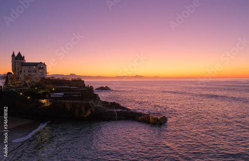 Crépuscule à Biarritz