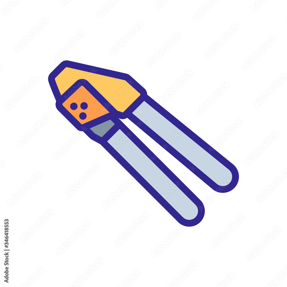 kitchen garlic press icon vector. kitchen garlic press sign. color symbol illustration kitchen garlic press icon vector. kitchen garlic press sign. color symbol illustration