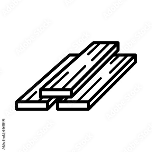 lumber - log - wood plank icon vector design template