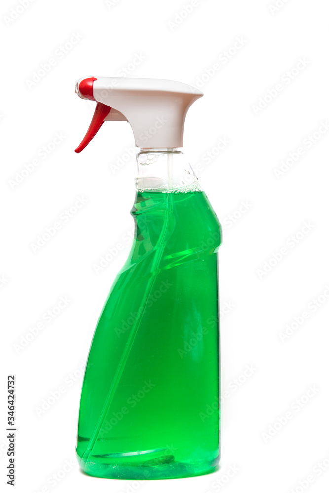 Bottle with detergent liquid isolated on white background Bottle with detergent liquid isolated on white background