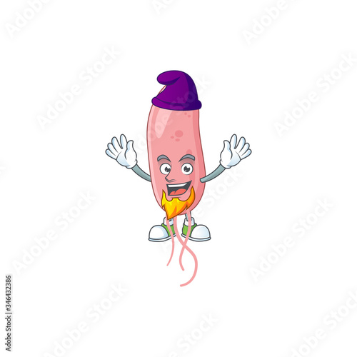 Sweet fairytale of vibrio cholerae Elf cartoon character