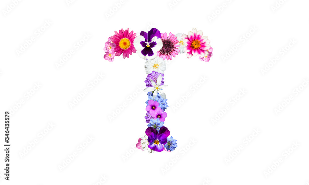 花文字 花のフォント アルファベットのt Stock 写真 Adobe Stock 花文字 花のフォント アルファベットのt Stock 写真 Adobe Stock