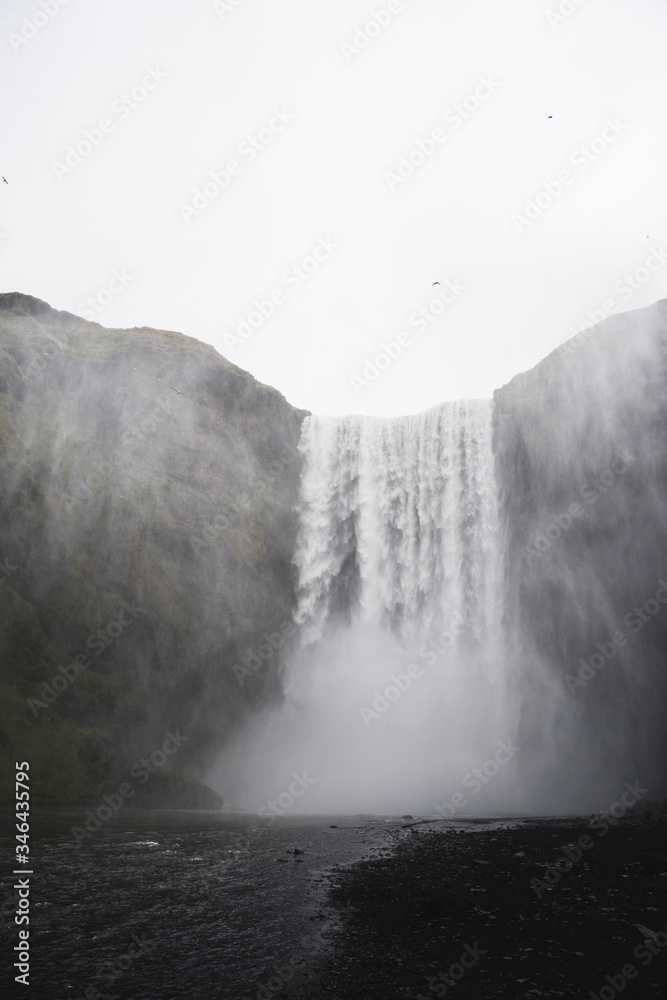 Skógafoss waterfall in Iceland