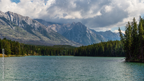 nature scenery inside Banff National Park  Alberta  Canada