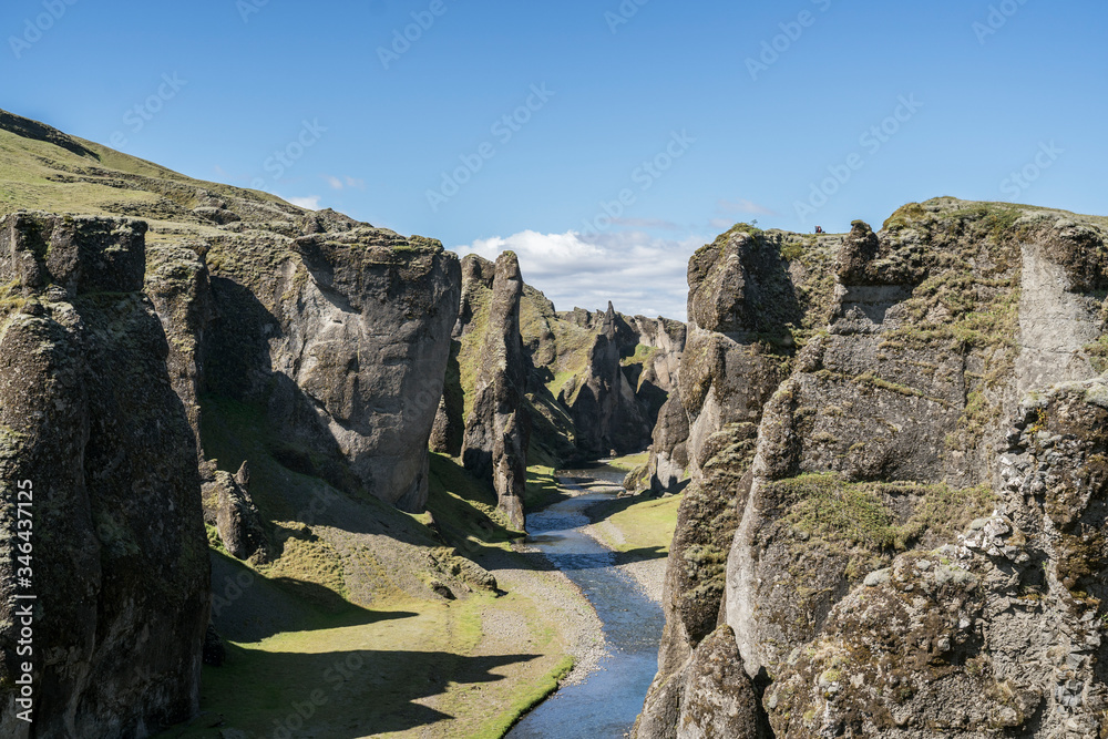 Fjaðrárgljúfur canyon