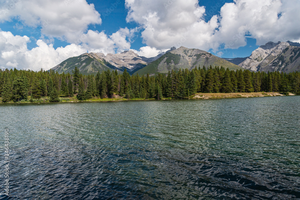 nature scenery inside Banff National Park, Alberta, Canada