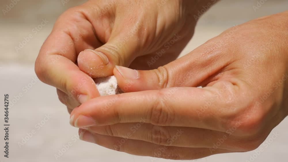 Salt from Badwater Basin in the desert of Death Valley, California. United States Salt from Badwater Basin in the desert of Death Valley, California. United States