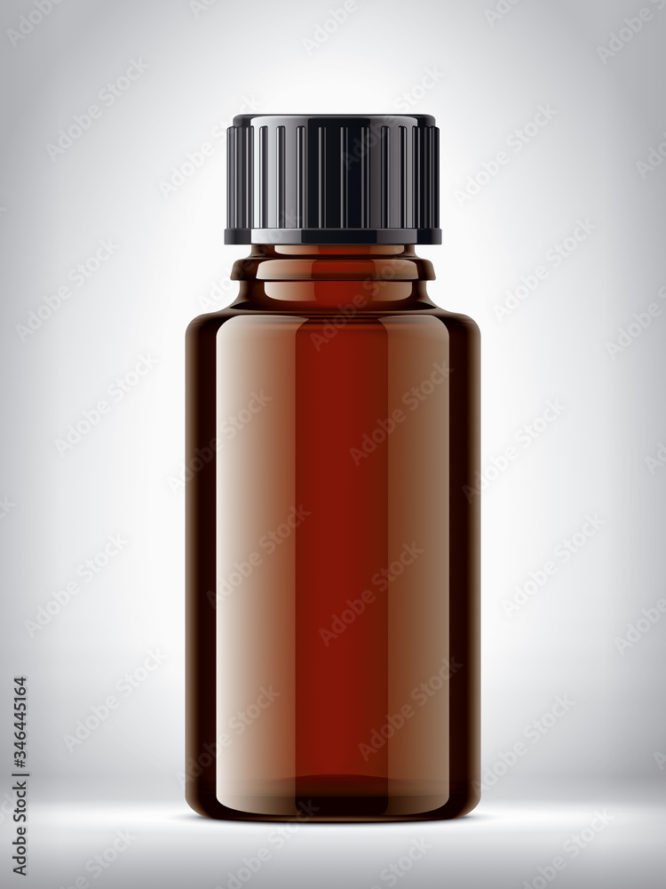 Bottle on background. Glossy surface version. Bottle on background. Glossy surface version.