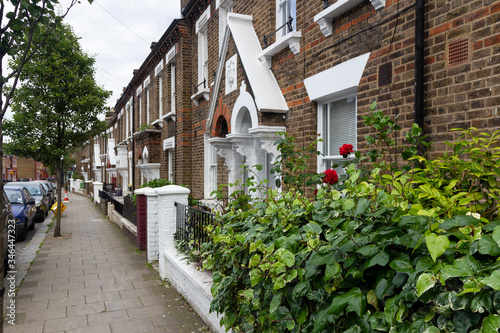 Canvas Print london typical English dwellings architecture