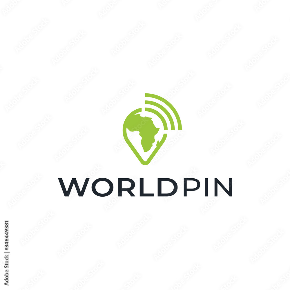 Modern Professional Logo Design Vector Template, World, Globe, Map Symbol with Pointer, Pin, Tag and Connect, Communication, Internet Modern Professional Logo Design Vector Template, World, Globe, Map Symbol with Pointer, Pin, Tag and Connect, Communication, Internet