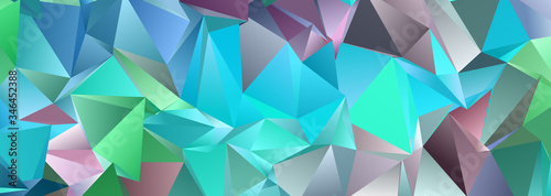 Abstract Low-Poly background. triangulated texture. Design 3d. Polygonal geometrical pattern. Triangular modern style