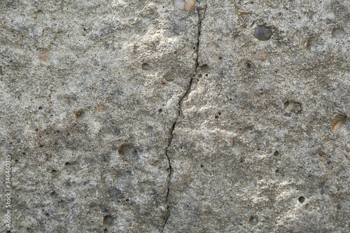 crack in concrete, monolith. texture, stone, wall