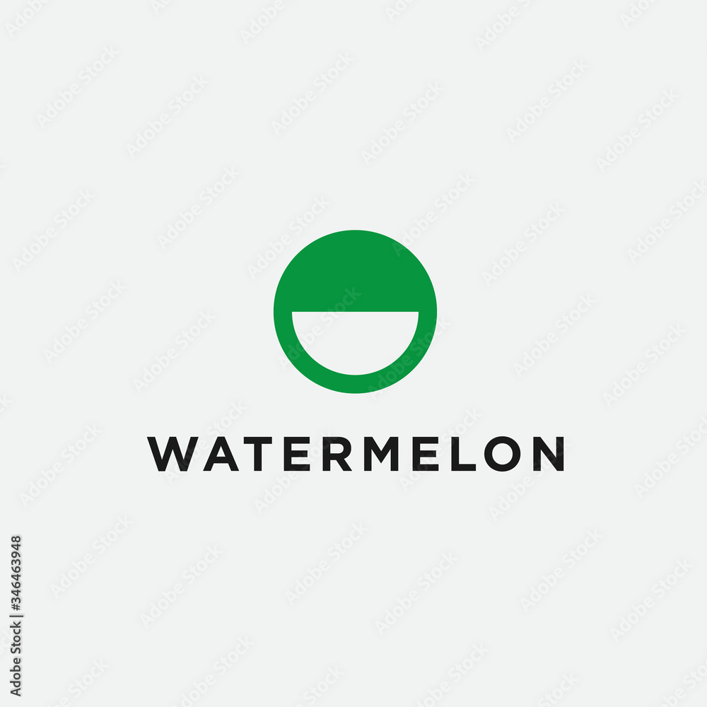 watermelon logo, watermelon vector