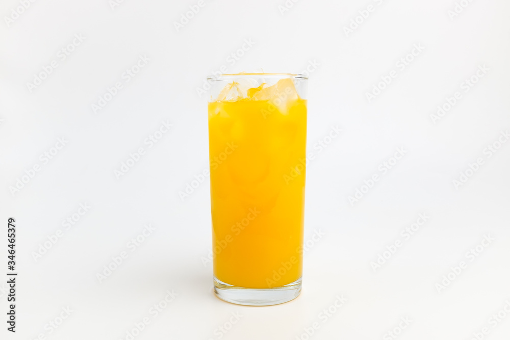 Orange juice in a cup with a background Orange juice in a cup with a background