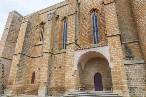 Town inside the walls of artajona
